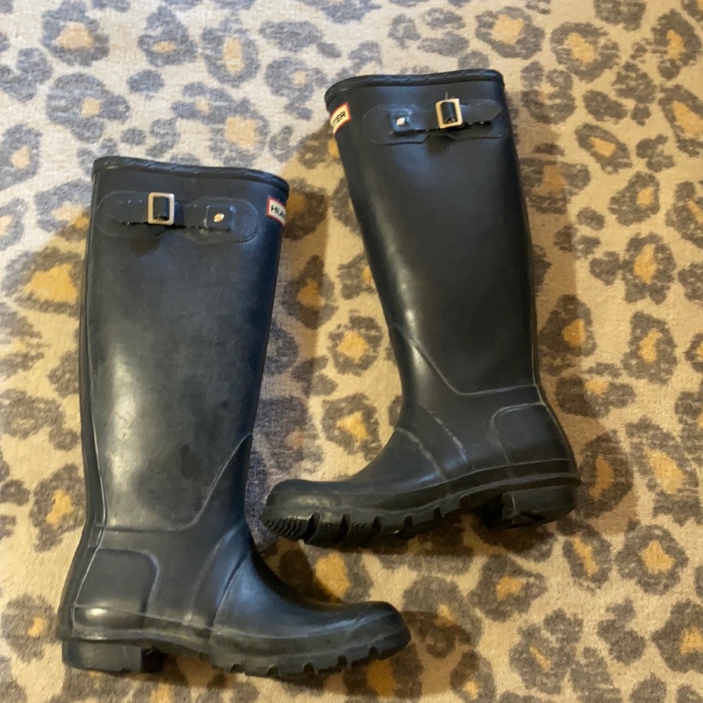 Navy Hunter Rain Boots